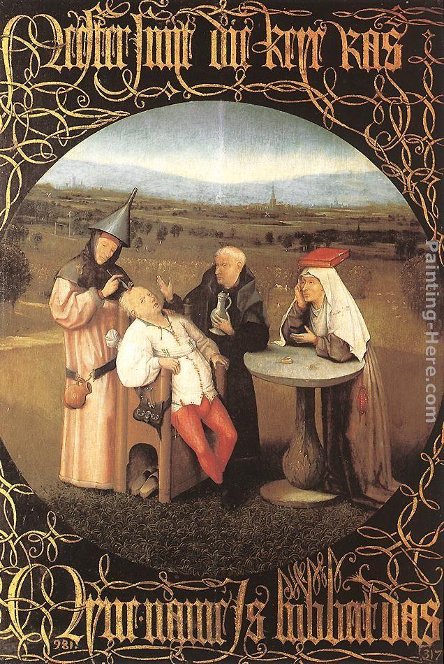 Hieronymus Bosch The Cure of Folly